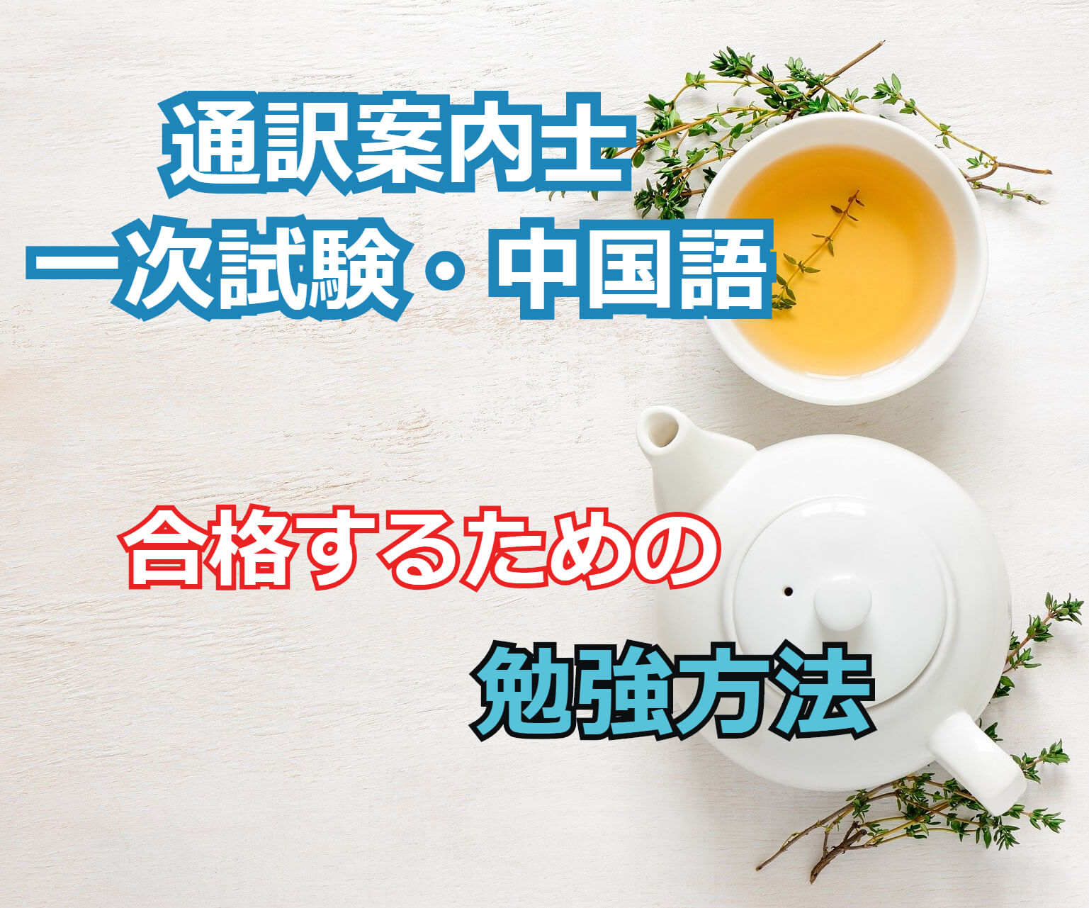 通訳案内士 中国語の一次試験対策は過去問から 勉強法解説 たなかのブログ